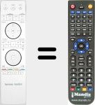 Replacement remote control for BDS280-580 White (06RC12A03X)