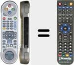 Replacement remote control for FreeboxHD (3139 228 68561)