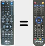 Replacement remote control for AKB36160301