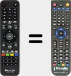 Replacement remote control for Android TV 500