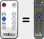 Replacement remote control for BILLOW001