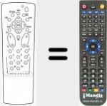 Replacement remote control for MB100