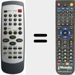 Replacement remote control for REMCON930