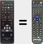 Replacement remote control for CM3HD
