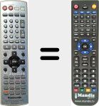 Replacement remote control for EUR7722X30