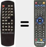 Replacement remote control for IRD 500 DIGITAL