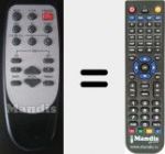 Replacement remote control for FHT120