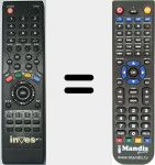 Replacement remote control for IN319PB