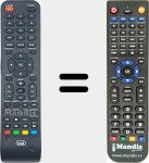 Replacement remote control for LTV4801SAT