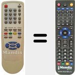 Replacement remote control for Leko