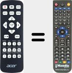Replacement remote control for MC.JPQ11.003