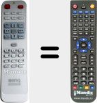 Replacement remote control for MW721