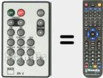 Replacement remote control for ZR2
