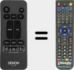 Replacement remote control for RC-1230 (30701026600AD)