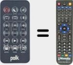 Replacement remote control for polk (RE9220-1)