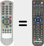 Replacement remote control for ST-06K