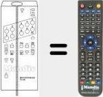 Replacement remote control for TLC 302