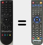 Replacement remote control for MultiMediaStation1080P-1TB (MultiMediaStation)