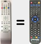 Replacement remote control for RC4800 (30077447)