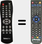 Replacement remote control for SEL002
