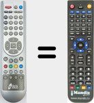 Replacement remote control for 9600HD02