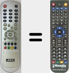 Replacement remote control for NewUsuals (AD600-2)