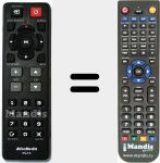 Replacement remote control for RM-KS