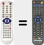 Replacement remote control for REMCON240