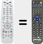 Replacement remote control for URL-39860R0011