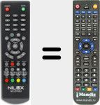 Replacement remote control for NXDT40U