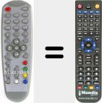 Replacement remote control for S108