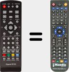 Replacement remote control for Gigaset (RC50)