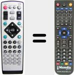 Replacement remote control for REMCON164
