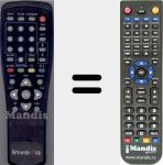 Replacement remote control for 1073
