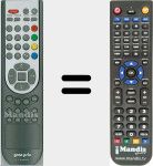 Replacement remote control for LT 220 HD