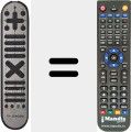 Replacement remote control for 1062 (20242160)