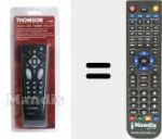 Replacement remote control for TC20N (36142840)