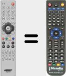 Replacement remote control for 2253-575
