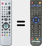 Replacement remote control for GTVL19W19HD