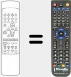 Replacement remote control for 4400