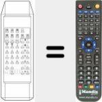 Replacement remote control for 154 390