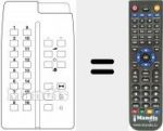 Replacement remote control for 5014 1700
