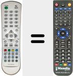 Replacement remote control for 510-004A