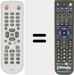 Replacement remote control for 510-400A