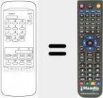 Replacement remote control for 5100 S