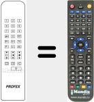 Replacement remote control for 5652 1350