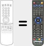 Replacement remote control for 5652 18 07