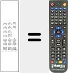 Replacement remote control for 93096 B