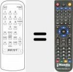 Replacement remote control for BESTLINK
