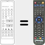 Replacement remote control for C 1 S